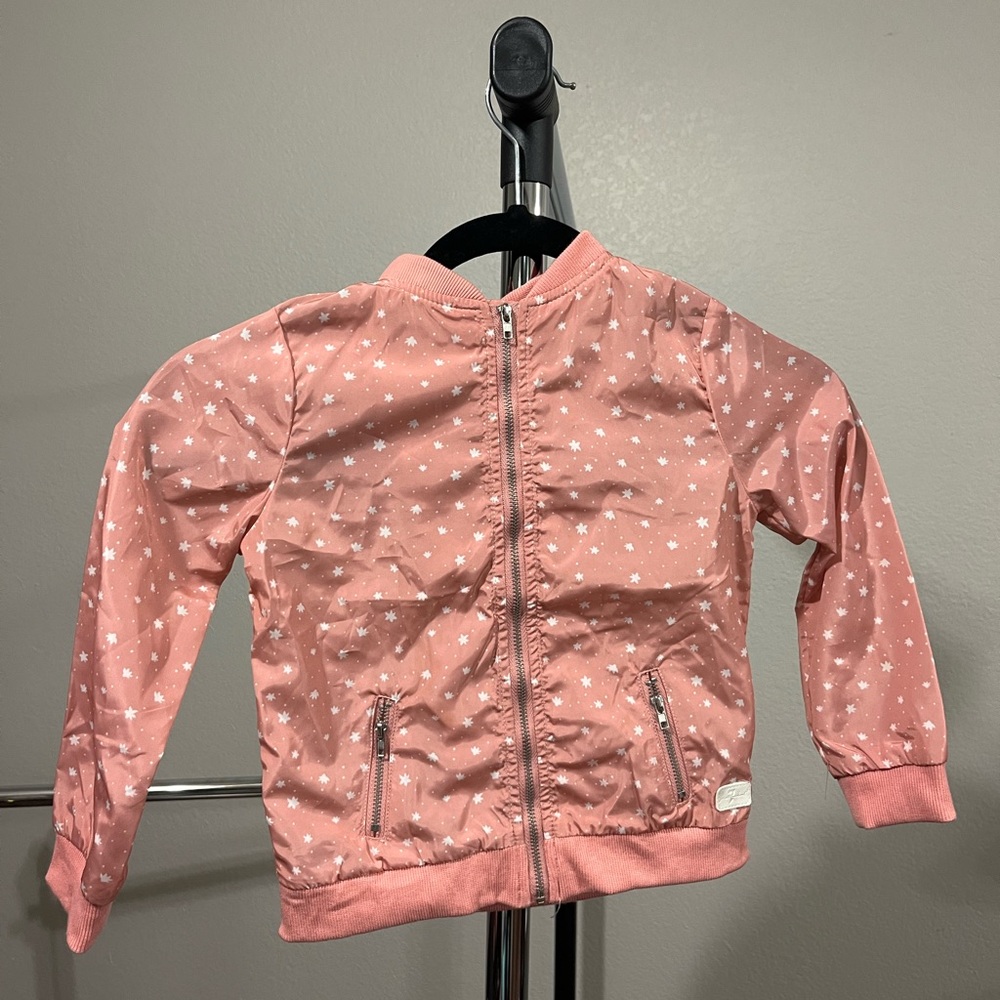 NWT 7 For All Mankind Pink Star Girls Jacket Size 4T